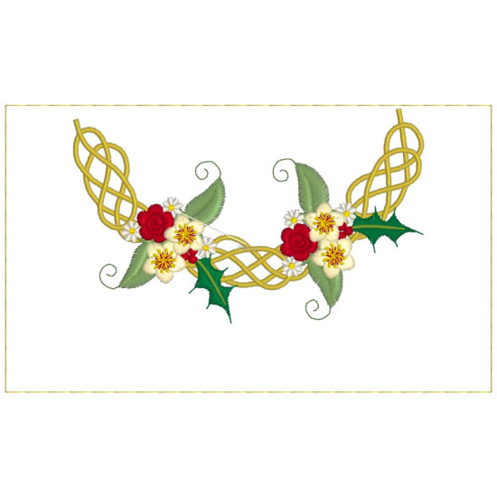 Celtic Christmas embroidery designs