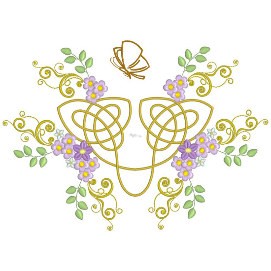 Celtic Grace machine embroidery
