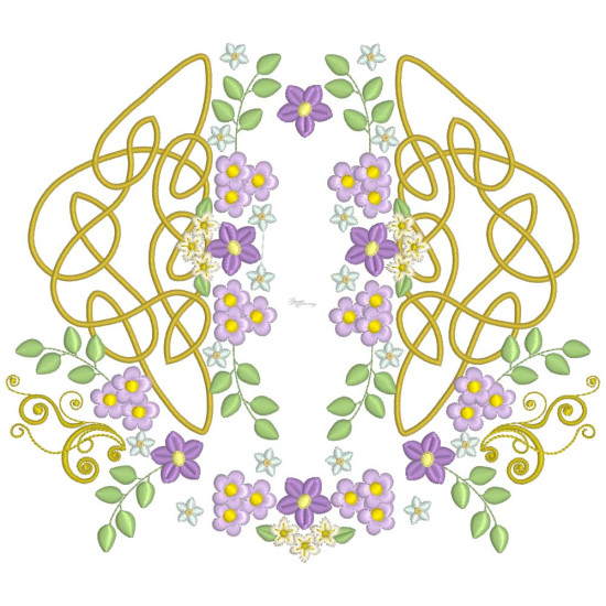 Celtic Grace machine embroidery