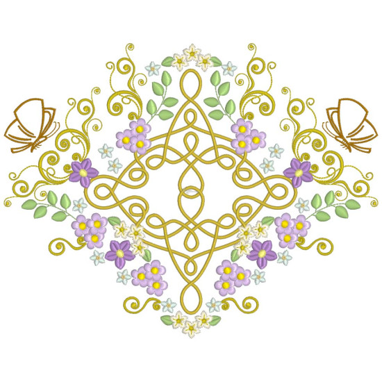Celtic Grace machine embroidery