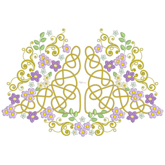 Celtic Grace machine embroidery