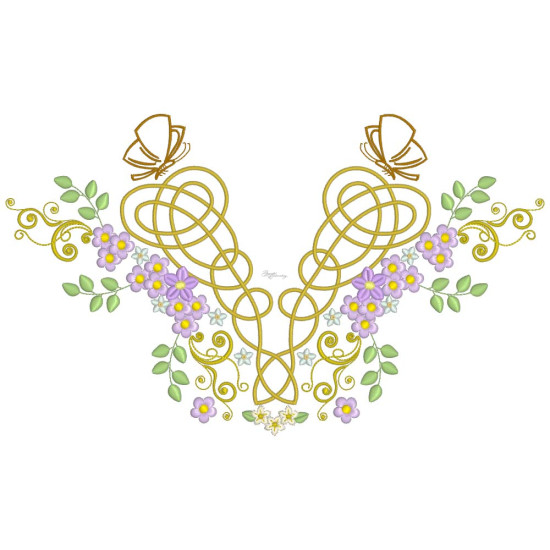 Celtic Grace machine embroidery