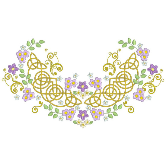 Celtic Grace machine embroidery