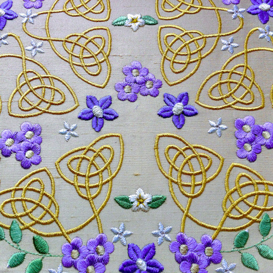 Celtic Grace machine embroidery