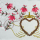 Celtic Heather machine embroidery