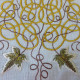 Celtic Ivy machine embroidery