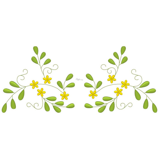 Dainty Vines machine embroidery designs