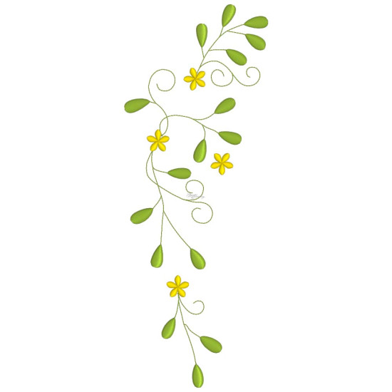 Dainty Vines machine embroidery designs