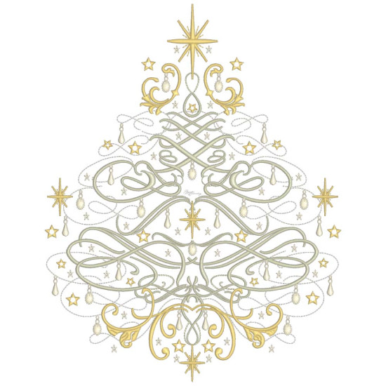 Elegant Christmas messages embroidery designs