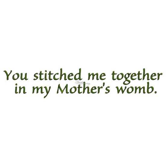 Embroiderer's Prayer 2