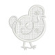 Free-standing Lace Easter egg  