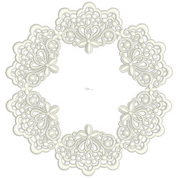 Mansfield Free Standing Lace Doily  