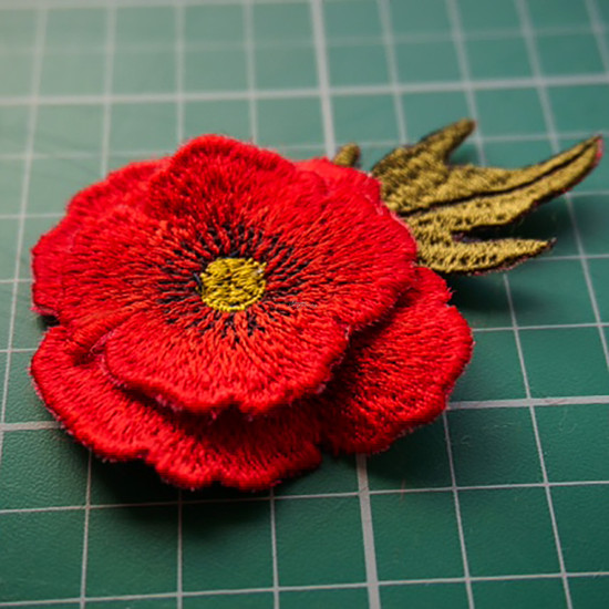Fields of Poppies Applique