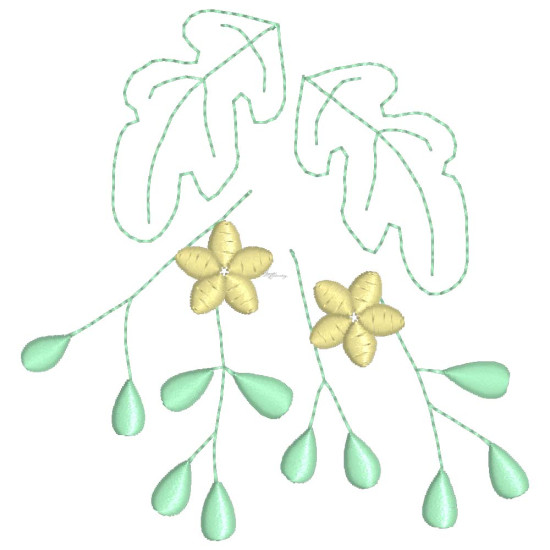 Graceful Oak Leaves 1