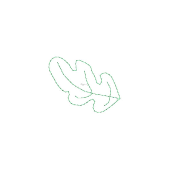 Graceful Oak Leaves 1