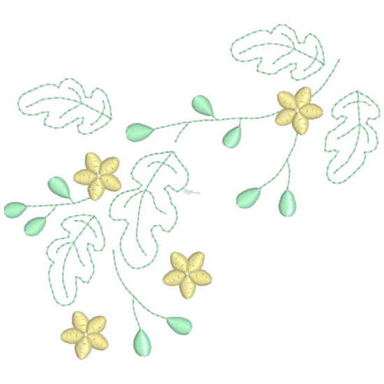 Graceful Oak Leaves 2