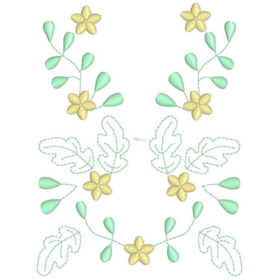 Graceful Oak Leaves 2