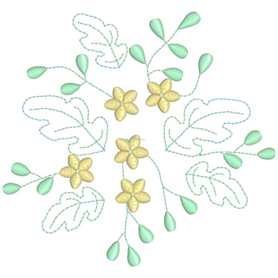 Graceful Oak Leaves 3