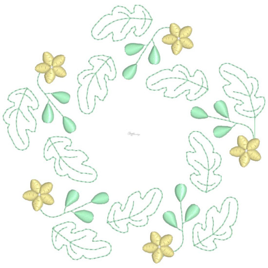 Graceful Oak Leaves 3