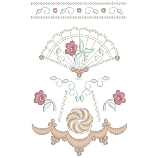 Harriet wing needle embroidery designs