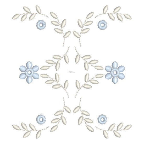  heirloom embroidery on cream silk with delicate eyelets, floral motifs, and fine satin stitches.
