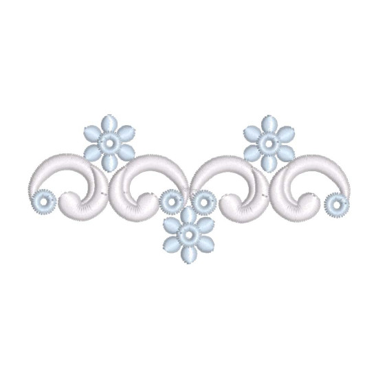  heirloom embroidery on cream silk with delicate eyelets, floral motifs, and fine satin stitches.