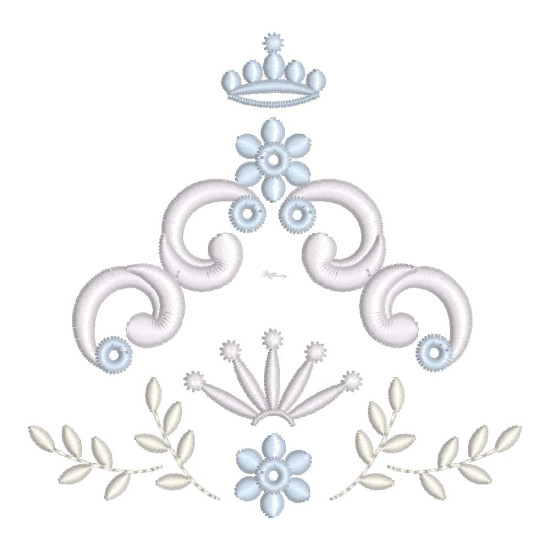  heirloom embroidery on cream silk with delicate eyelets, floral motifs, and fine satin stitches.