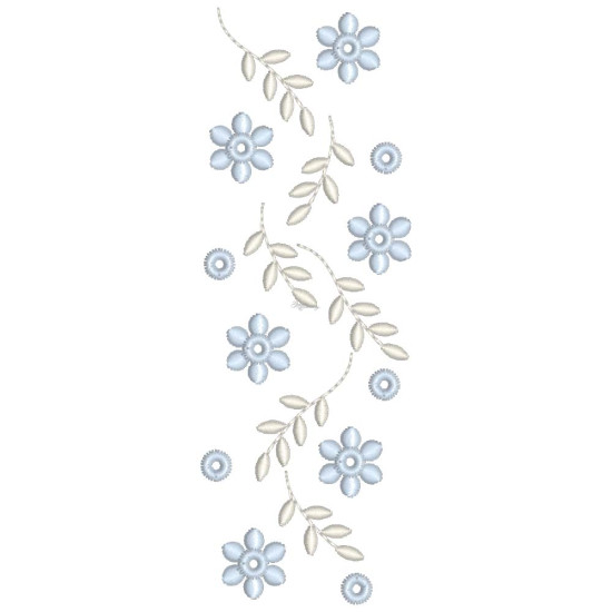  heirloom embroidery on cream silk with delicate eyelets, floral motifs, and fine satin stitches.