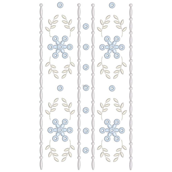  heirloom embroidery on cream silk with delicate eyelets, floral motifs, and fine satin stitches.