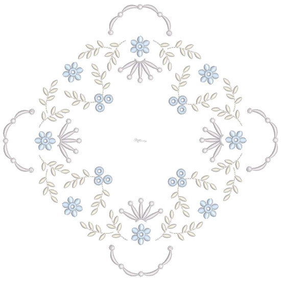  heirloom embroidery on cream silk with delicate eyelets, floral motifs, and fine satin stitches.