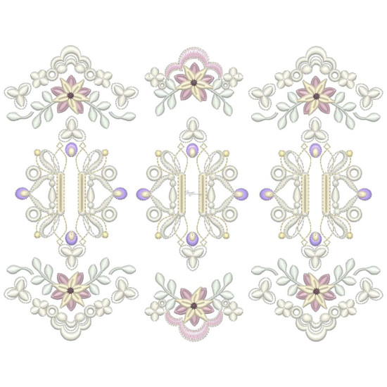 Mansfield Lace Machine Embroidery designs