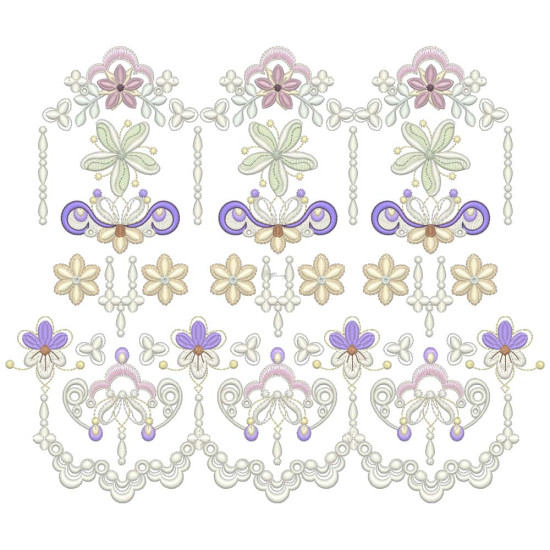 Mansfield Lace Machine Embroidery designs