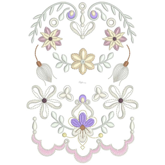 Mansfield Lace Machine Embroidery designs