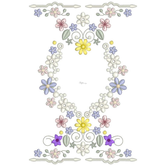 Spring Potpourri Floral machine embroidery designs