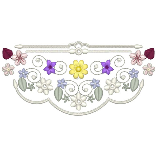Spring Potpourri Floral machine embroidery designs