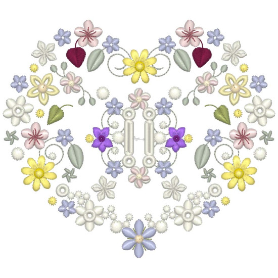 Spring Potpourri Floral machine embroidery designs