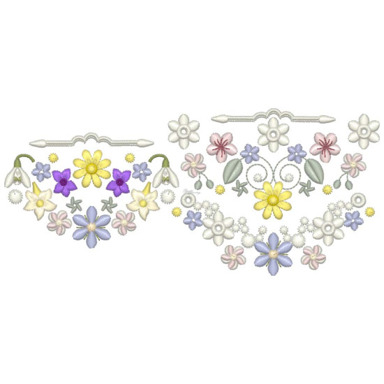 Spring Potpourri Floral machine embroidery designs