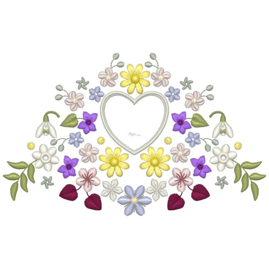 Spring Potpourri Floral machine embroidery designs