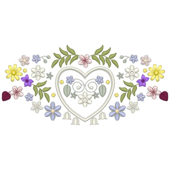 Spring Potpourri Floral machine embroidery designs