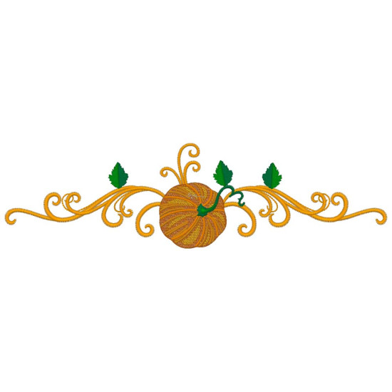 Pumpkin machine embroidery designs