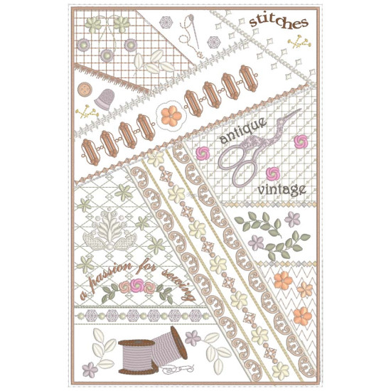 Romantic Crazy Quilt 10