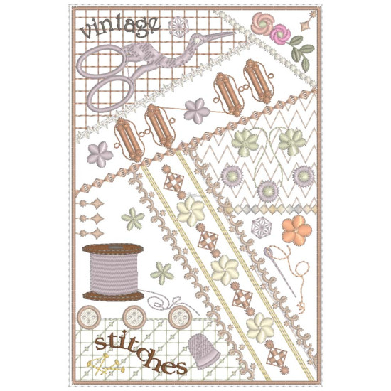 Romantic Crazy Quilt 10