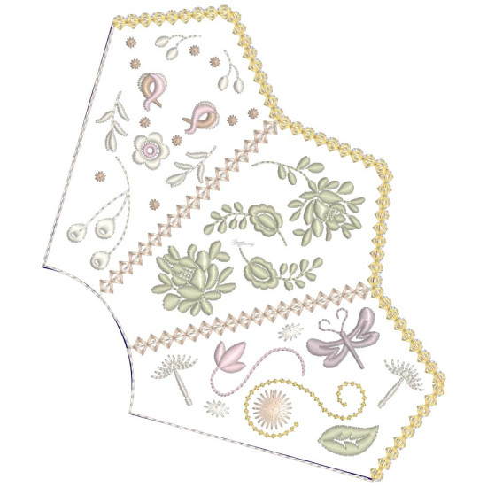 Romantic Crazy Quilt 11