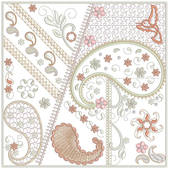 Romantic Crazy Quilt 6 