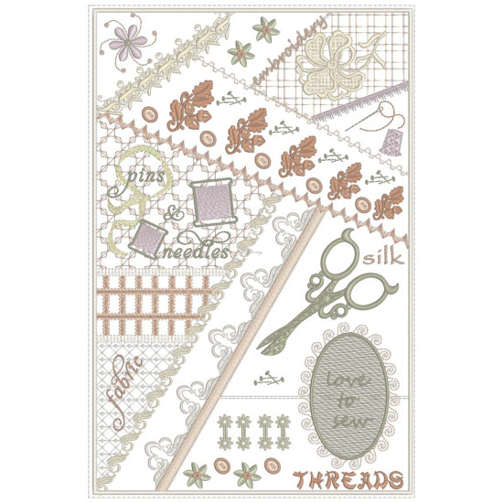 Romantic Crazy Quilt 7