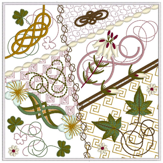 Romantic Crazy Quilt 8