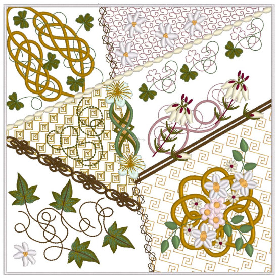 Romantic Crazy Quilt 8