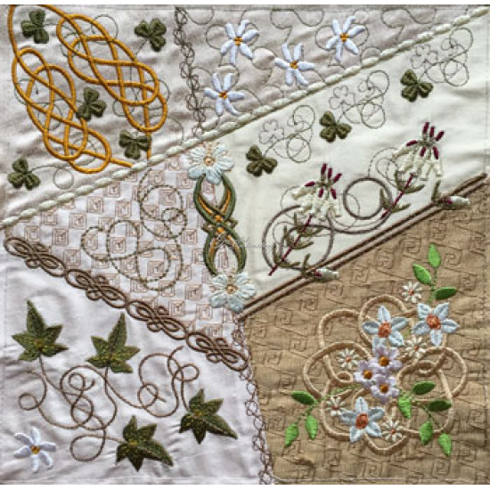 Romantic Crazy Quilt 8