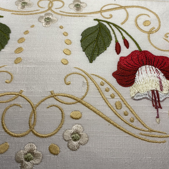 Renaissance Fuchsias Machine embroidery designs