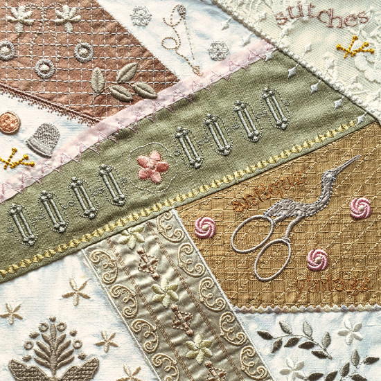 Romantic Crazy Quilt 10